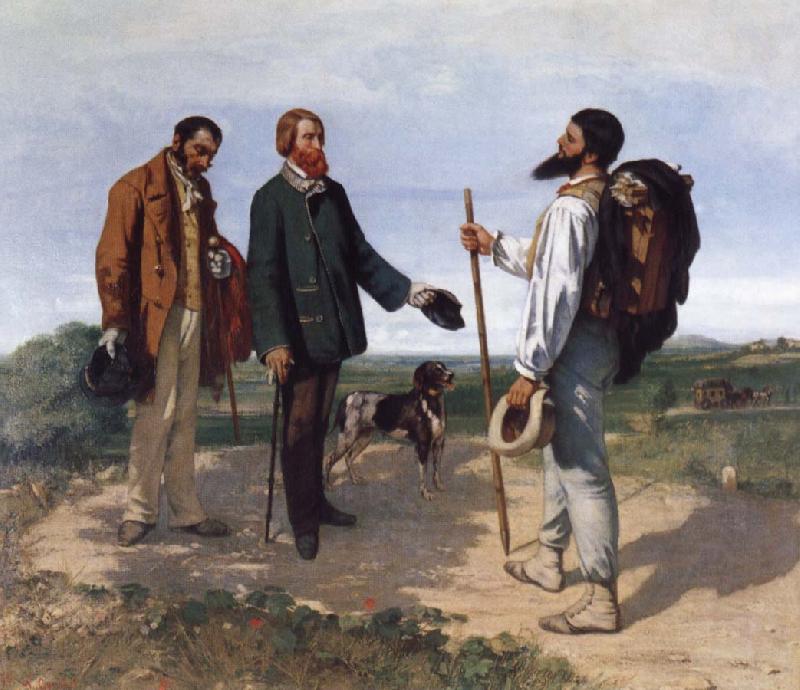 Gustave Courbet The Meeting